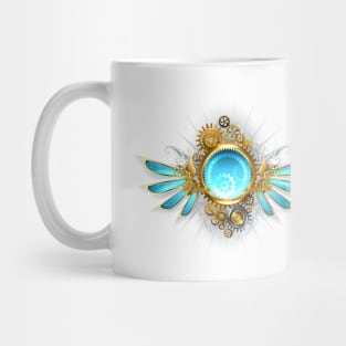 Glass mechanical wings (with shadow) Steampunk wings Mug